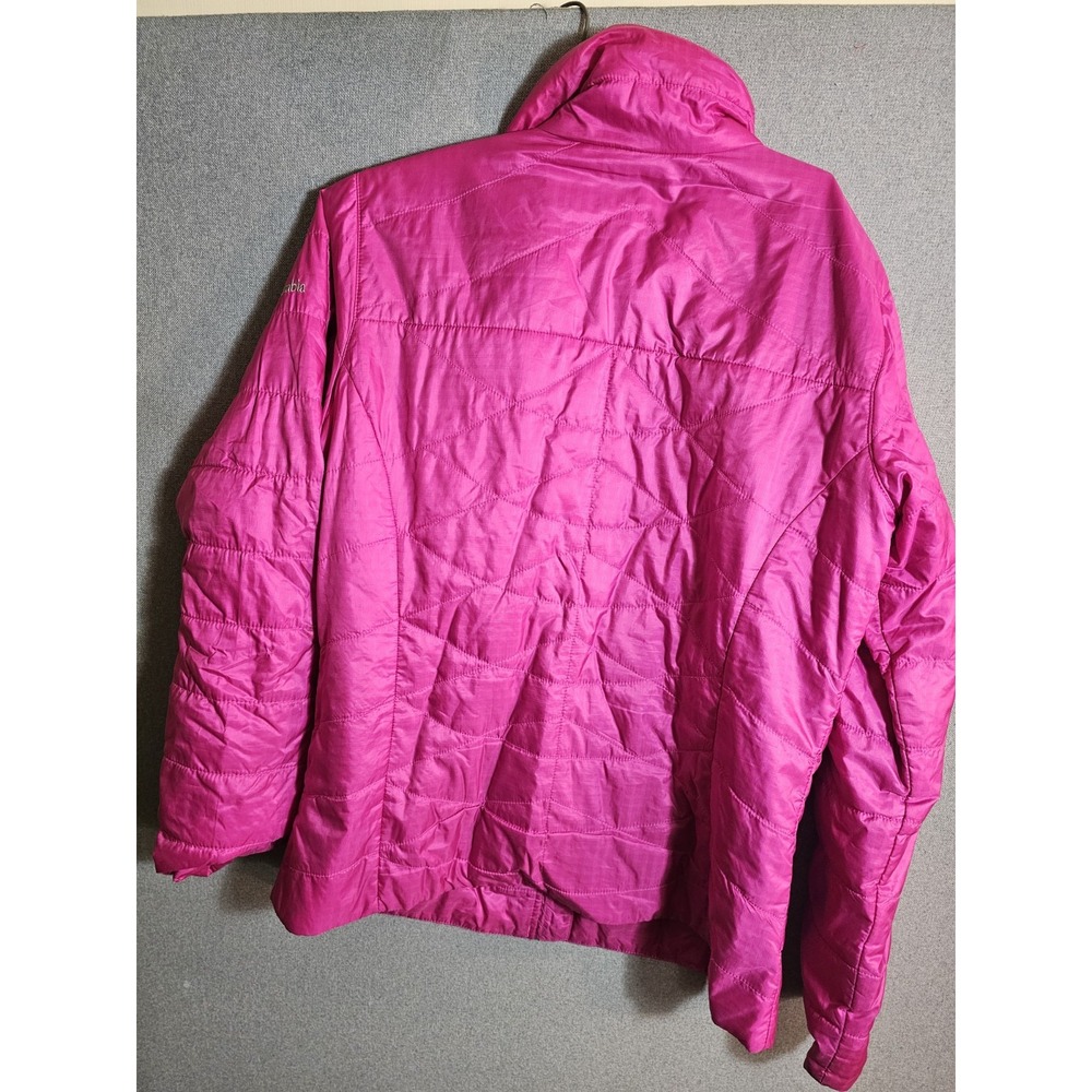 Columbia womens jacket L Omni Heat Shield Advanced Repellency Pink Coat - Picture 4 of 5